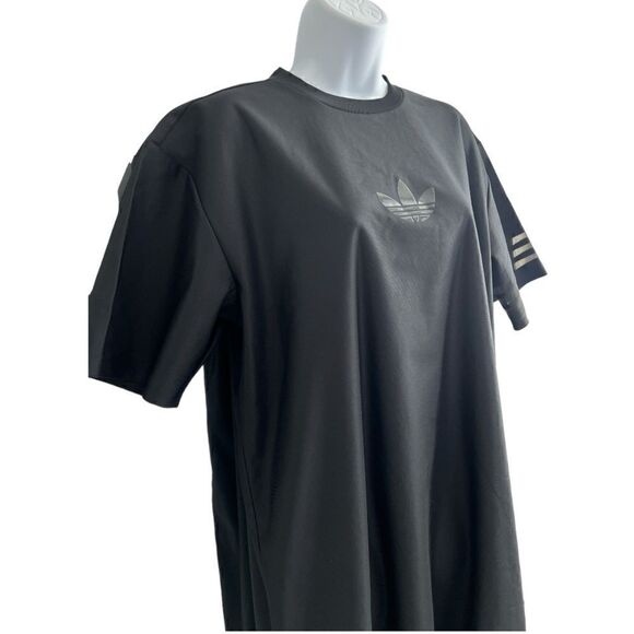 ADIDAS Originals Woman Tee Dress Oversized Color Black Size S. - Picture 3 of 7